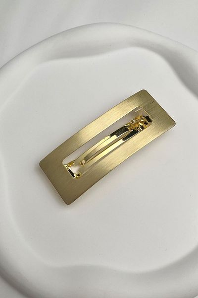 Modex 8 cm Rectangular Gold Color Automatic Buckle