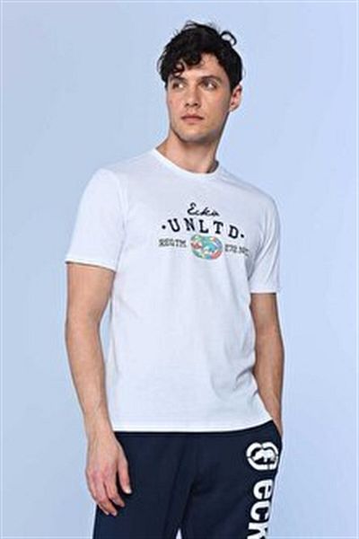 ECKO UNLTD Men's Crew Neck White Tshirt - Joshua