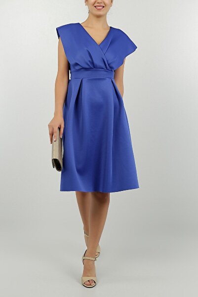 vuvutasarım Середньої довжини сукня з плісированою спідницею та поясом - сукня для заручин та випускного вечора 581680 632