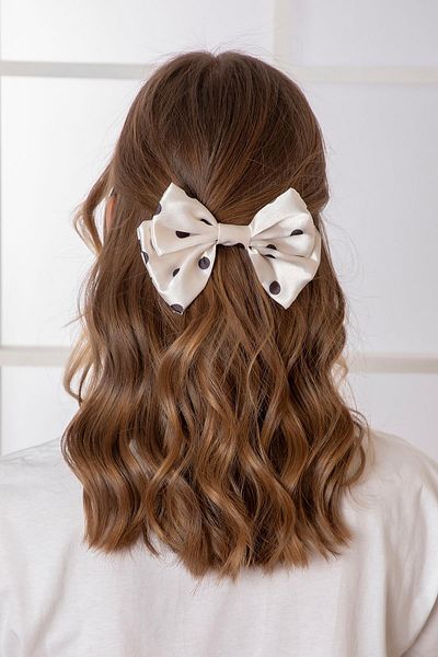 Modex Polka Dot Automatic Hair Clip