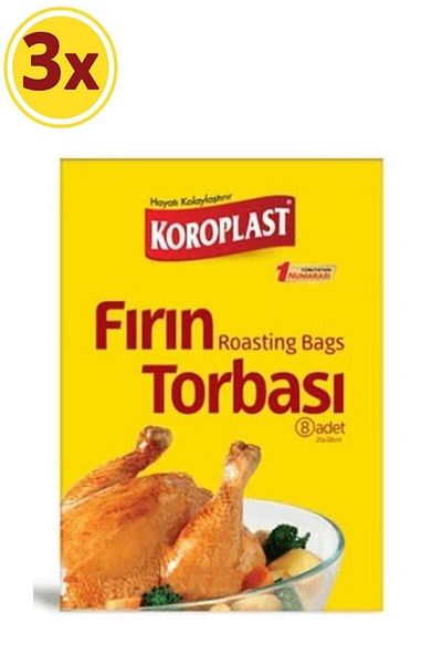 Koroplast Oven Bag 25 X 38 cm 8 Li X 3 Pieces