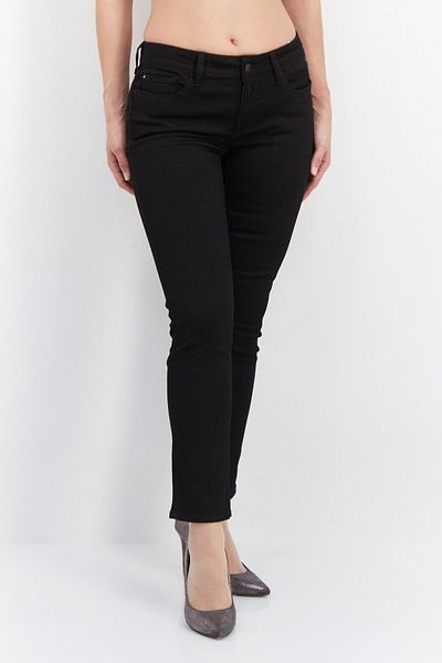 Replay Women Skinny Fit Solid Stretchable Jeans, Black