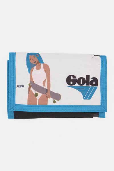Gola Women Brand Logo Purse 10 H x 15 L x 2 W cm, White Combo