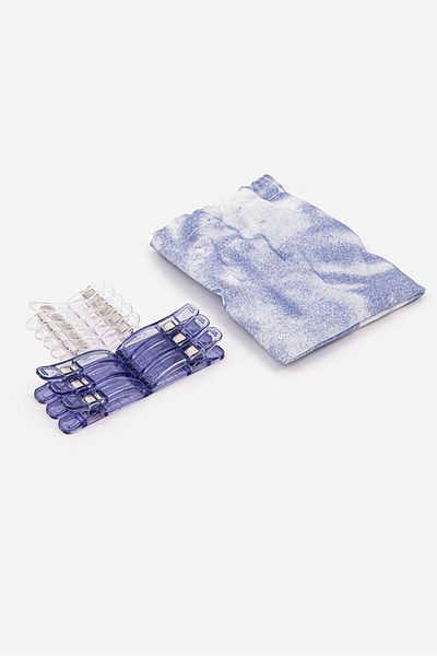 Tchibo 16 Pieces Fabric Clips, Transparent