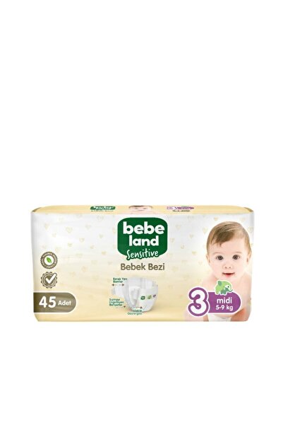 Bebeland Bebek Bezi Midi No.3 45'li