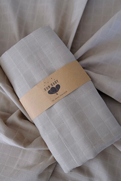 runbaby 100x120cm Oeko-tex Certified Baby Muslin Blanket (TOPRAK)