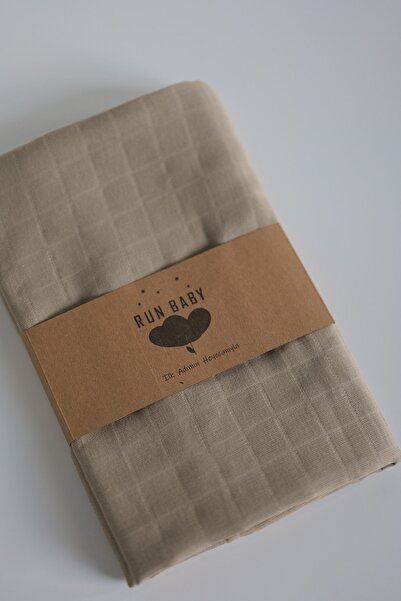 runbaby 100x120cm Oeko-tex Certified Baby Muslin Blanket (TOPRAK)