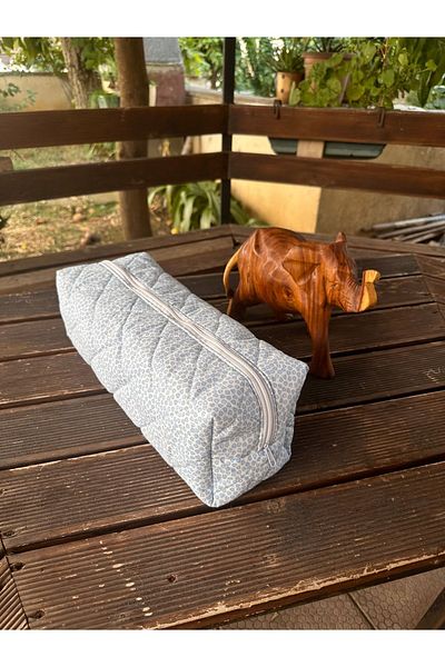 Hedwig Design Geantă pentru coafat cu inimă florală cu imprimeu leopard - Compatibilă cu Airwrap premium, organizator de călătorie XL