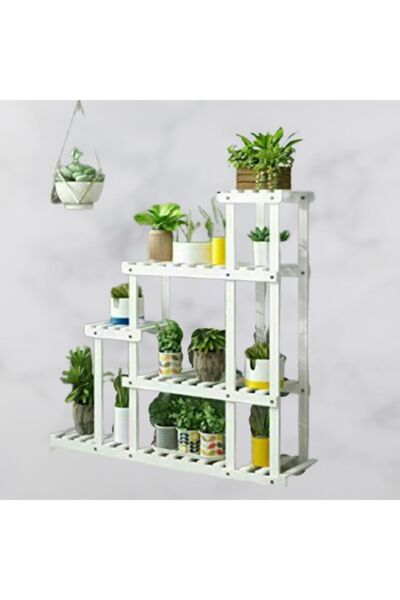 DEMBEY AHŞAP ATÖLYE Ahşap Çiçeklik Modelleri Bahçe Balkon Salon Mobilya Dekor...