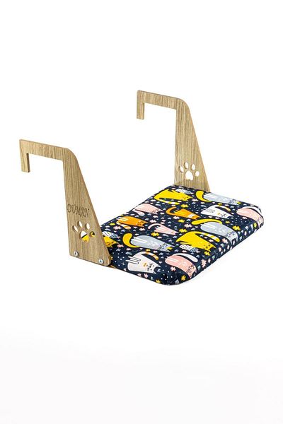 GOBYPET Custom Name Printed Heating Honeycomb Radiator Bed Cat Wide Cat-Dog Bed, Hanging Cat Bed