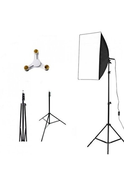 Soligor 3 Duylu Youtuber Kit 50x70 Softbox Sürekli Video Işık