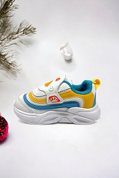 Ponchiq Unisex dětské sportovní tenisky s podrážkou z paměťové pěny na suchý zip