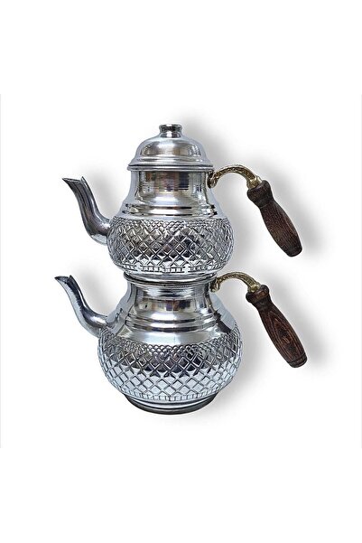 Home Çaydanlık Baklava Desenli Büyük Alüminyum