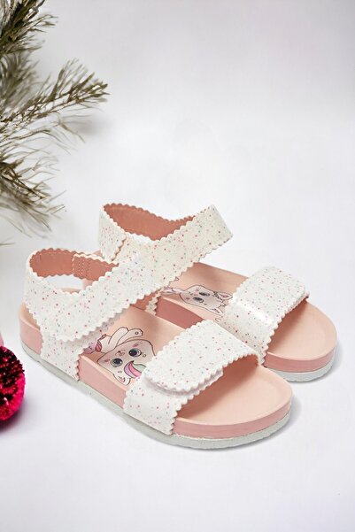Ponchiq Сандали за момиче - велкро щампа