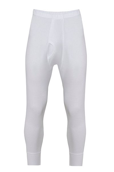 Şahin Lenjerie de corp interlock cu manșetă lungă, 100% bumbac, albă