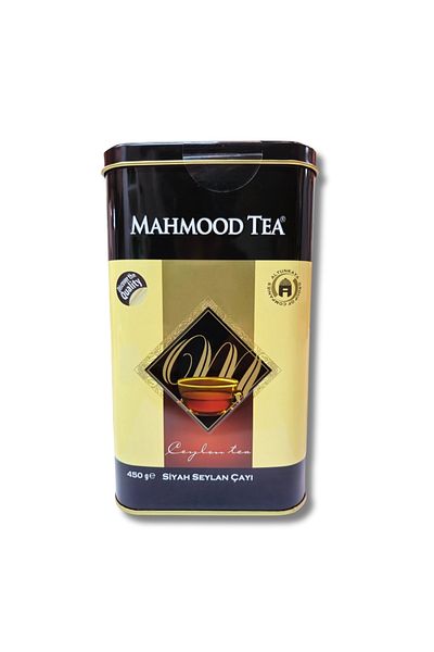 Mahmood Tea Imported Pure Ceylon Black Ceylon Bulk Tea Tin Box 450 gr