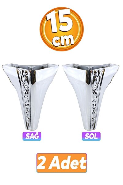 Badem10 Seher 1 Çift Avangart Mobilya Kanepe Konsol Tv Ünitesi Koltuk Ayağı 1...