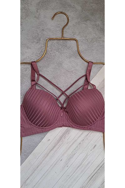 NARIYA Plus Size C Cup Gathering Bra - Daily Empty Cup Underwire Half Tank Top
