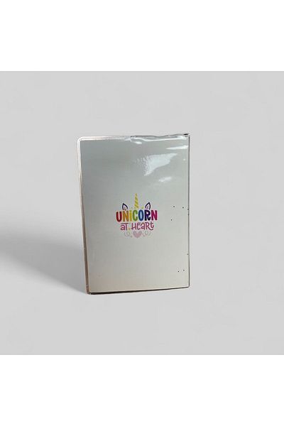 Eren Ofis Large Size Glittery and Watery Cover Themed Model Notepad Lined Undated