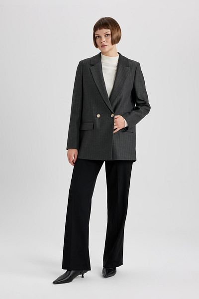 DeFacto B5717ax23au Model Oversize Blazer Jacket
