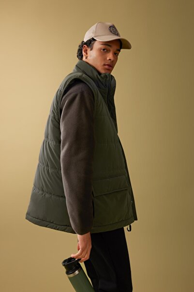 DeFacto Жилет надувний на блискавці з коміром-стійкою та кишенями A5757ax23au