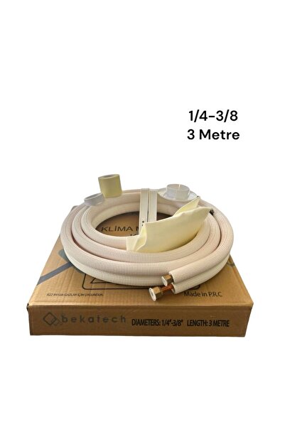 BEKATECH 1/4-3/8 3 Metre Klima Alemünyum Set