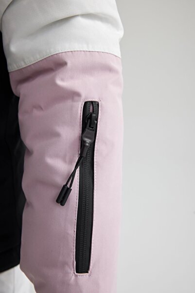 DeFacto Fit Water Repellent Hooded Fleece Coat - Με επένδυση, Regular Fit A3517ax23wn