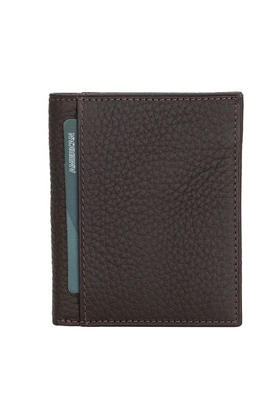 PLM Yetta Leather Card Holder Ch833 Fl2 Brown