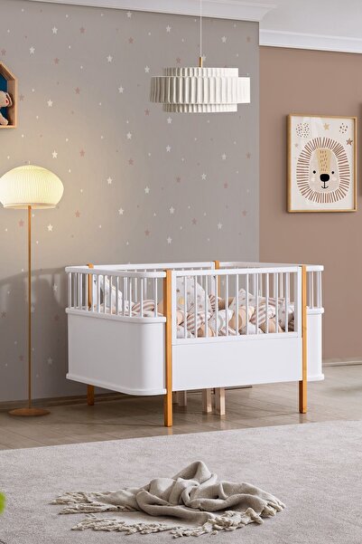 Setay MDF Beşik, Bella Büyüyen Beşik 90x120 - Bella Karyola 90x190