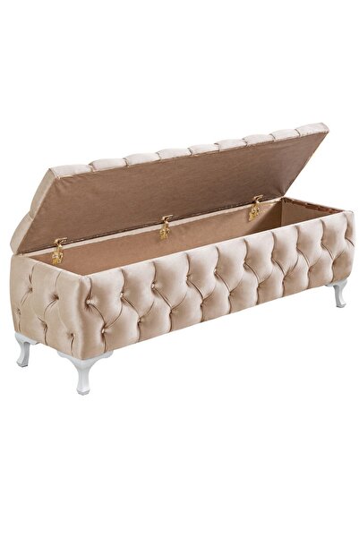 Setay Yatak Ucu Pufu, Cappy Bench, Sandıklı Ayakucu Pufu 40x50x100