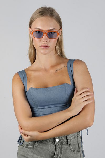 REN Ice Cube Sunglasses Orange