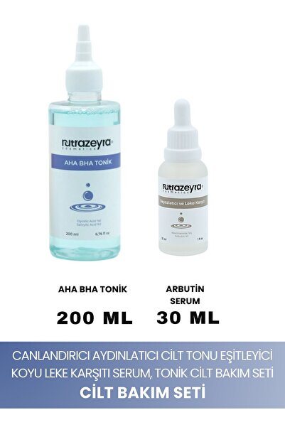 Nutrazeyra Cosmetics Leke Karşıtı Serum Ve Tonik Cilt Bakım Seti