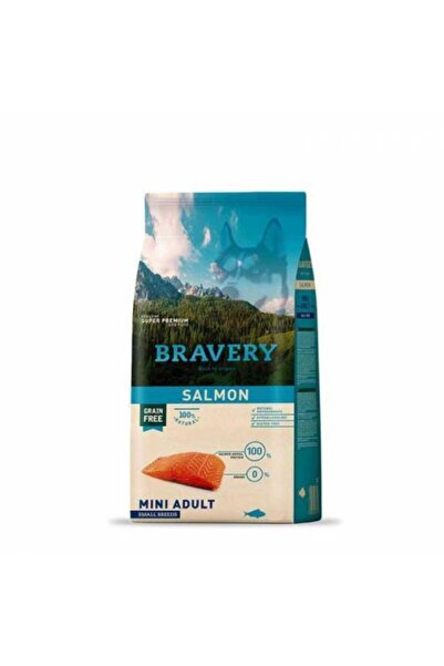 Bravery Yeni Adult Mini Somonlu Tahılsız Köpek Maması 2 kg