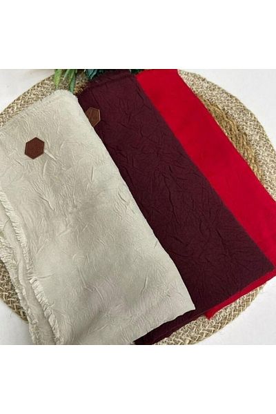 Organic Scarfs الحجاب الحجاب المرأة الخيزران وشاح شال نموذج مجموعة من 3