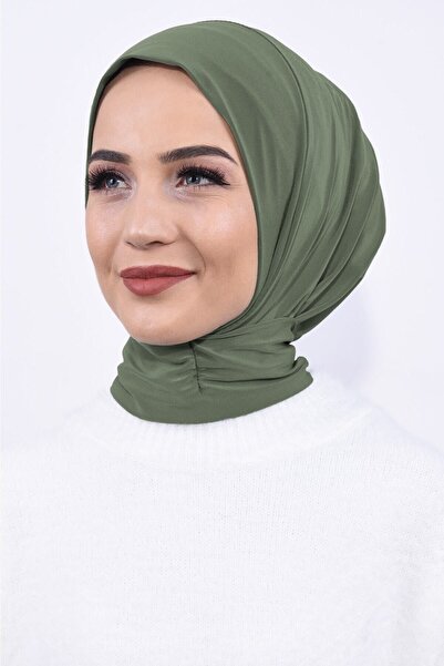 Organic Scarfs Çıtçıtlı Fular Şal Bone Havuz Şal Bone Denizde Kullanıma uygun
