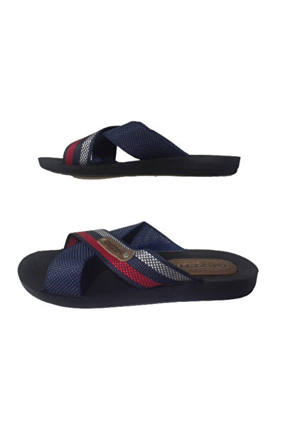 GEZER Чоловічі темно-сині ультралегкі повсякденні капці - Halat gzrh97-797