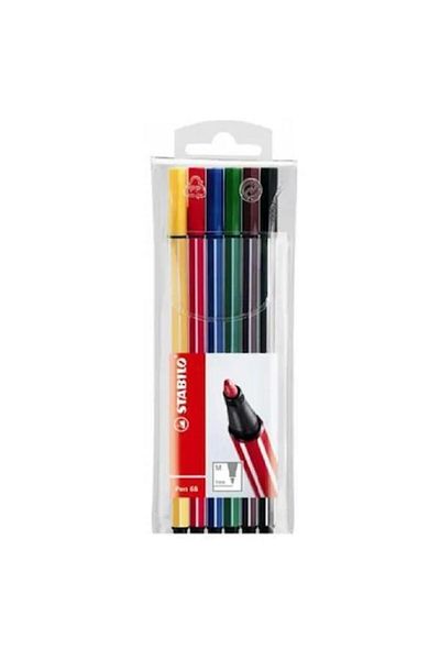 Stabilo Felt Tip Paint Pen 6 Pack 6806/pl