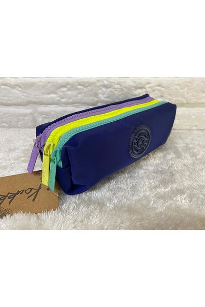 KAUKKO Magic Dreams Nano Technology - Colorful Zippered Pencil Bag 3 Compartments