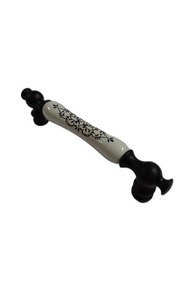 RFORM 1410 Porselen Kulp Desenli, 128mm, Siyah