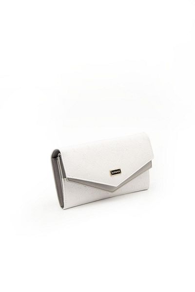 Silver Polo Snow White - Ανοιχτό γκρι NV1154 Γυναικεία θήκη για κάρτα πορτοφολιού