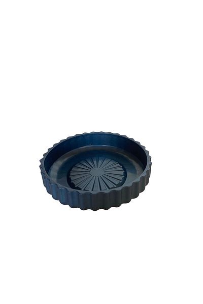 Dore Voir Dark Blue Colored Hard Plastic Unbreakable Snack Bowl - 11 Cm Multifunctional Jewelry