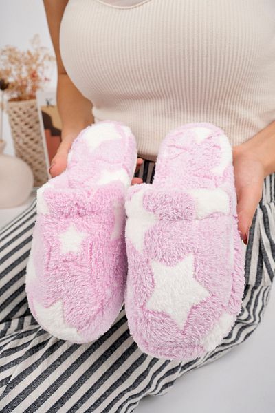 StWenn Plush Women's Home Slippers - With Dowry and Bundle Detail, Noiseless Thick Sole