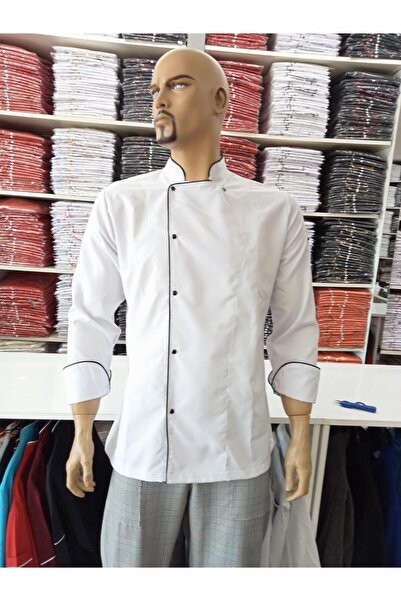 PERSONELİTY سترة الشيف للجنسين - مضلعة، قصيرة الأكمام، أصلية للمطبخ