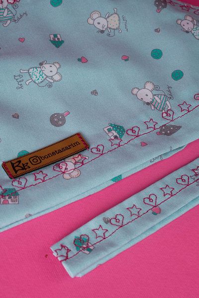 Best Bone Blue Mice Patterned Surgical Cap