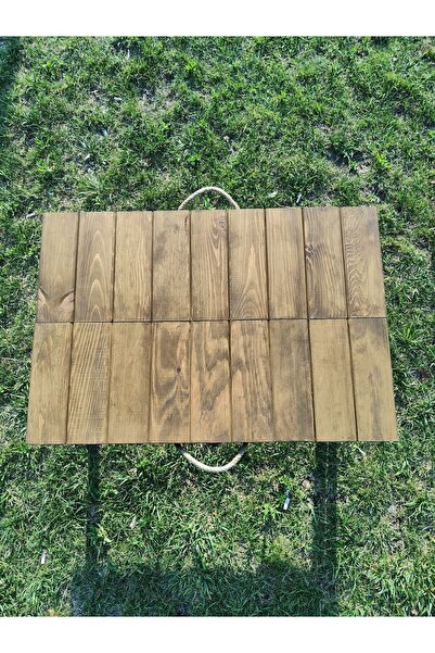 ZMB 50x70  Ahşap katlanır kamp piknik masası