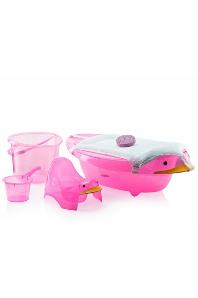 Moje Ördekli 6'lı Küvet Seti (Kutulu) Pembe