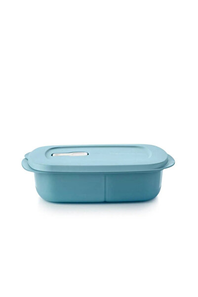 Tupperware Okyanus Beslenme Seti 2 li( Mikro Bölmeli Beslenme 1 litre& Eko Şişe Suluk 750 Ml Mavi)
