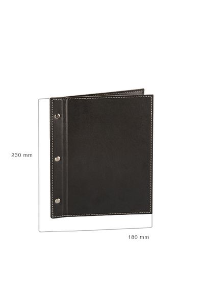 2K Δοχείο μενού με βίδα από συνθετικό δέρμα 18x23 εκ