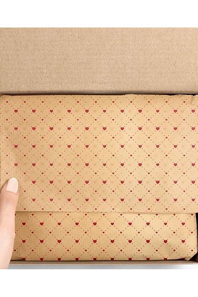 AkalBatu Pure Love Series 25 Pack Wrapping Paper - 50x70 Cm