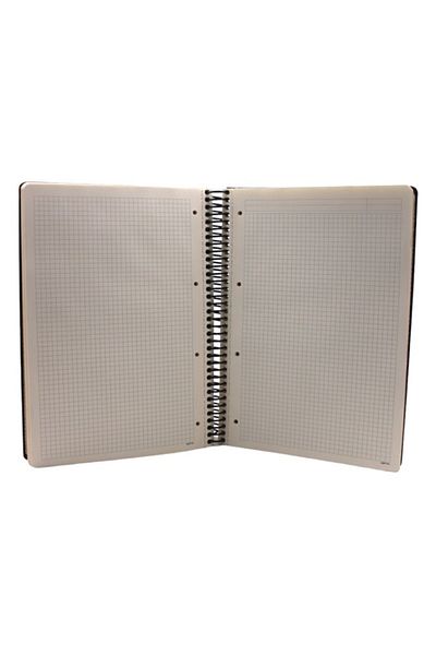 Gıpta A4 140 Sheets Checked - Sunday Notes Leather Cover Notebook